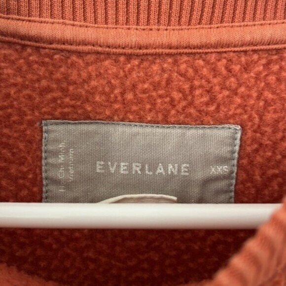 Everlane The ReNew Fleece Oversized Raglan Sweatshirt Size XXS - Picture 4 of 6